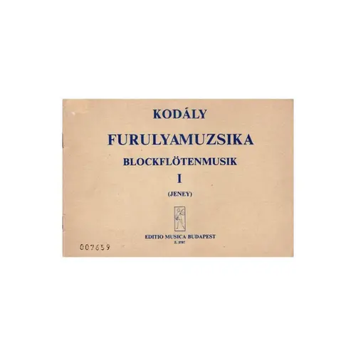 Blockflotenmusik vol. I (Furulyamuzsika)