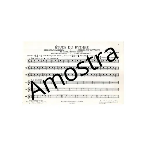 Etude du rythme - vol. 1