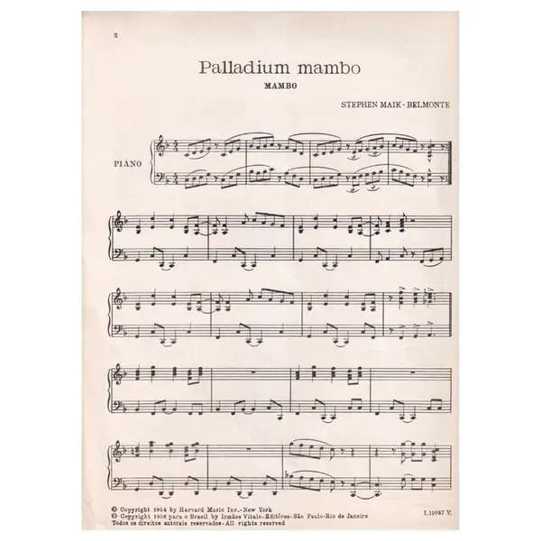 Palladium Mambo  - Mambo