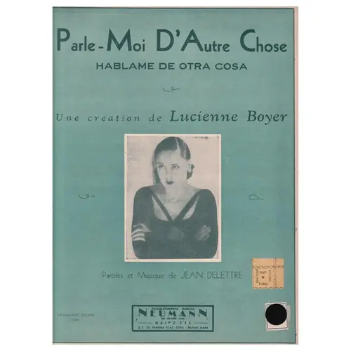 Parle - Moi D'Autre Chose