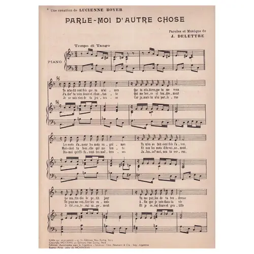 Parle - Moi D'Autre Chose