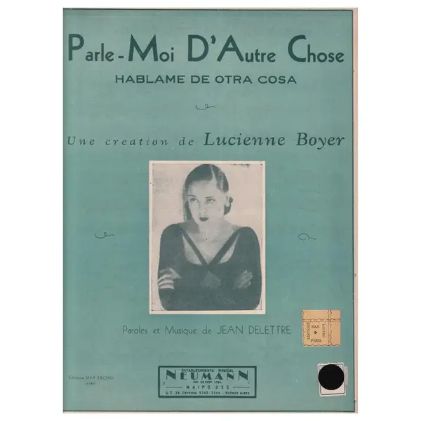 Parle - Moi D'Autre Chose