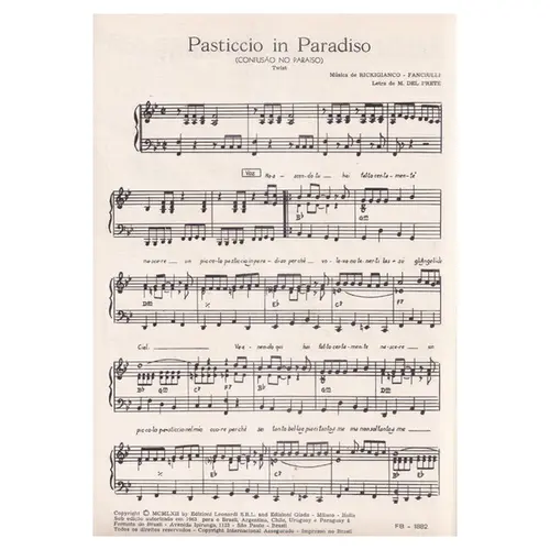 Pasticcio in Paradiso