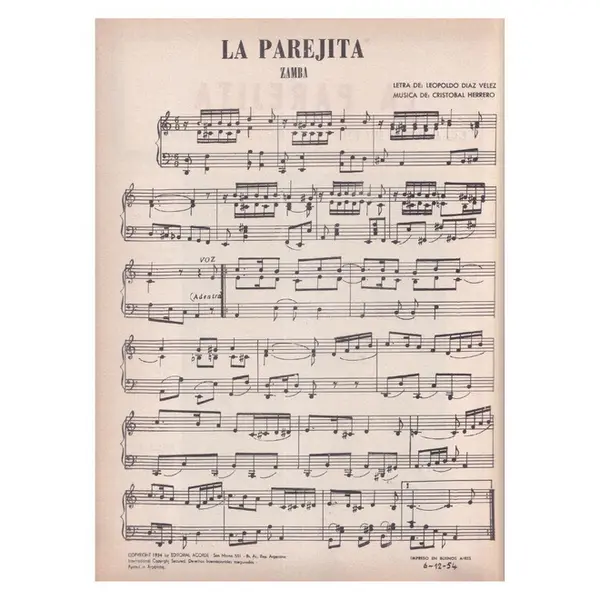 La Parejita - Zamba
