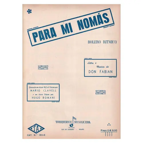 Para mi Nomás - Bolero Ritmico