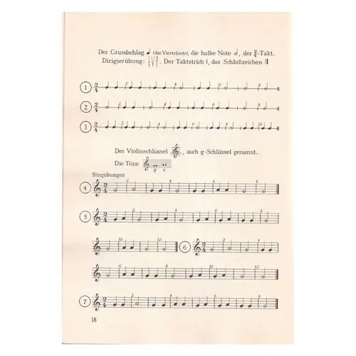 Singen nach noten