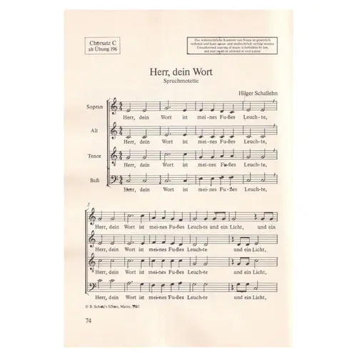 Singen nach noten
