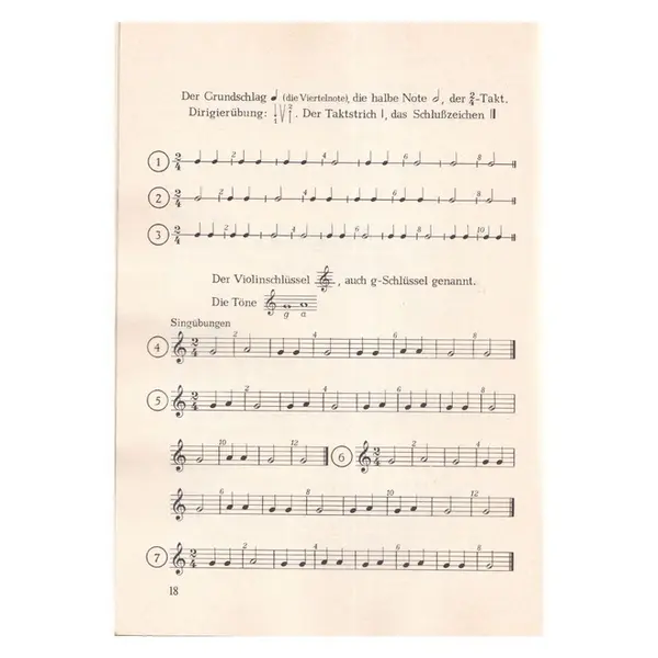 Singen nach noten