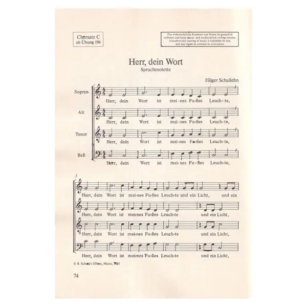 Singen nach noten
