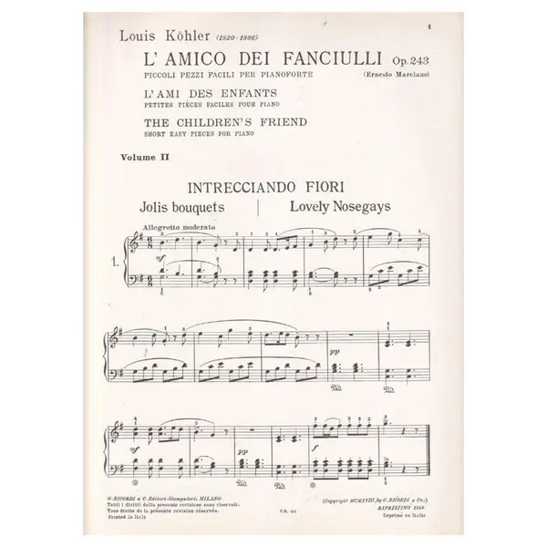 L`Amico Dei Fanciulli - Op.243  Vol.2