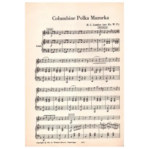 Columbine Polka Mazurka
