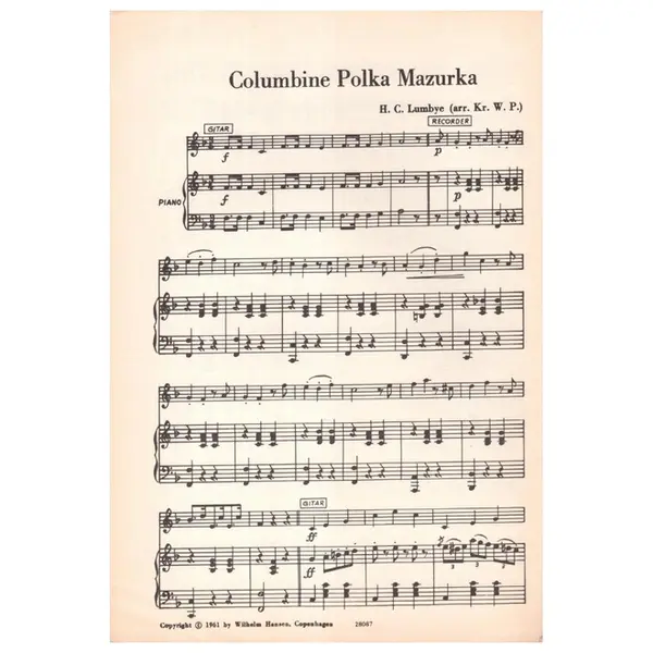 Columbine Polka Mazurka