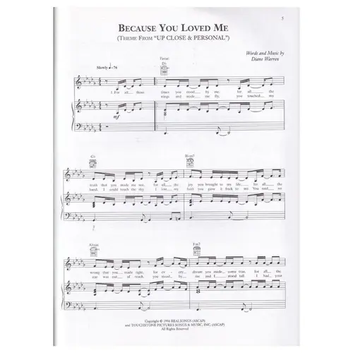 Falling Into You (Edição Antiga)