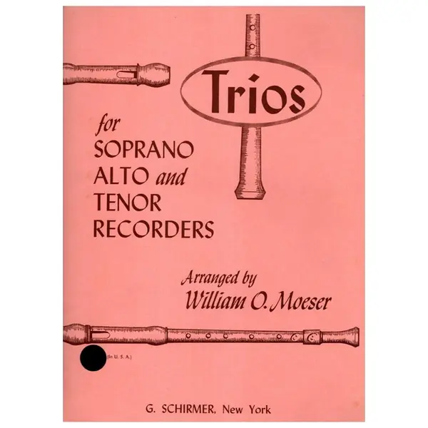 Trios for soprano alto and tenor recorders