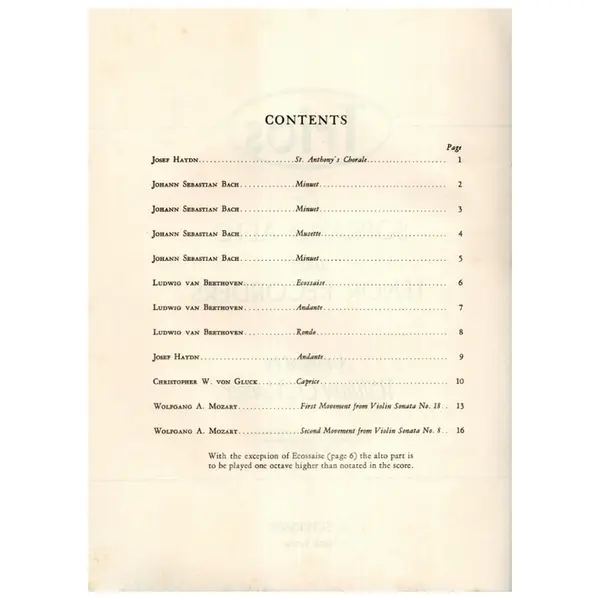 Trios for soprano alto and tenor recorders