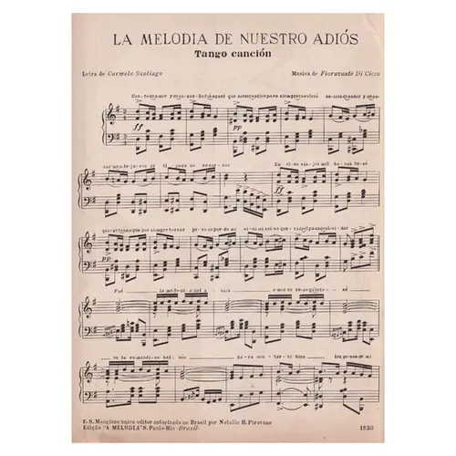 La Melodia de Nuestro Adios