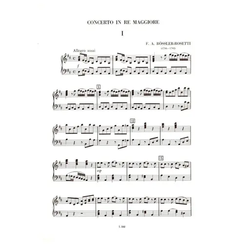 Concerto In Re Maggiore Per Flauto ed orchestra