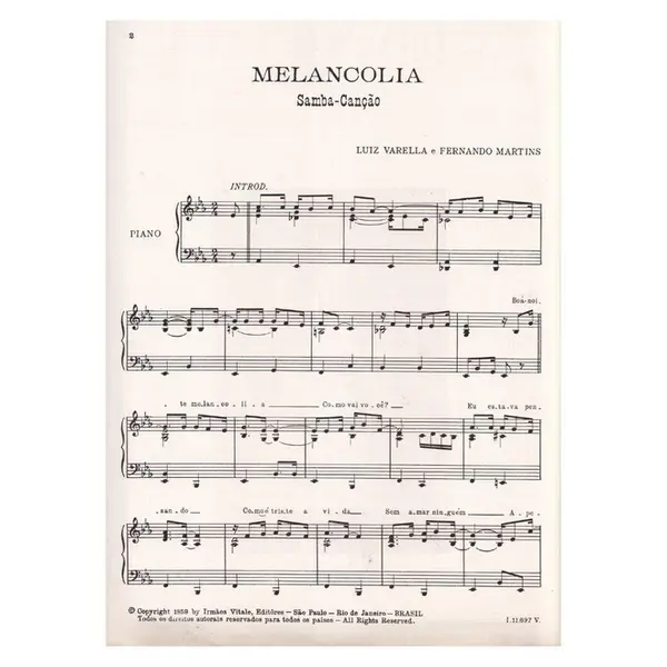 Melancolia - Samba Canção