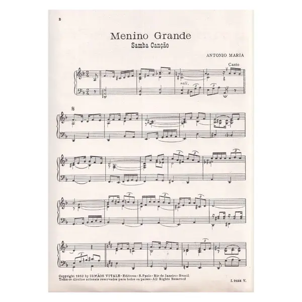 Menino Grande - Samba Canção
