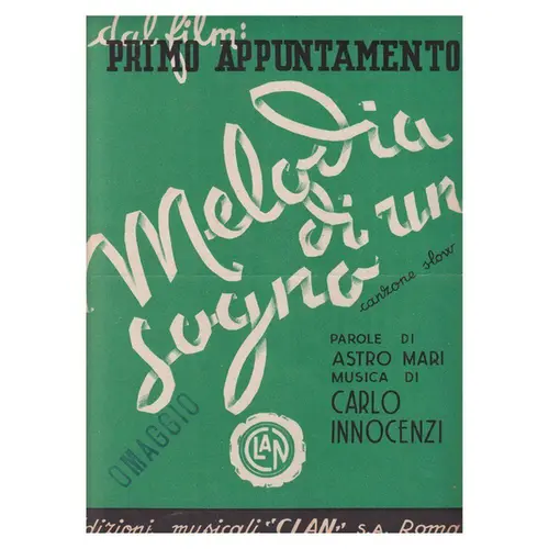 Melodia D'un Sogno - Canzone Slow
