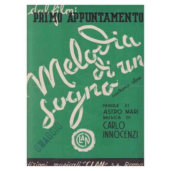 Melodia D'un Sogno - Canzone Slow