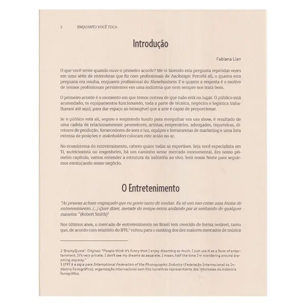 Enquanto você toca...