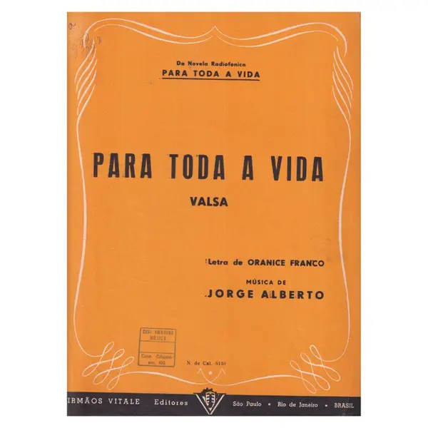 Para Toda A Vida  - Valsa  (Edição Antiga)