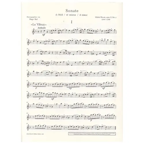 Sonate D-Moll  Op. II,  N.2