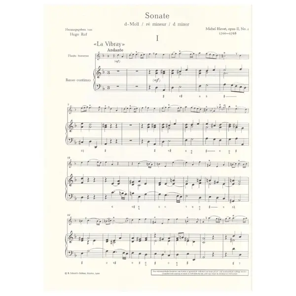 Sonate D-Moll  Op. II,  N.2