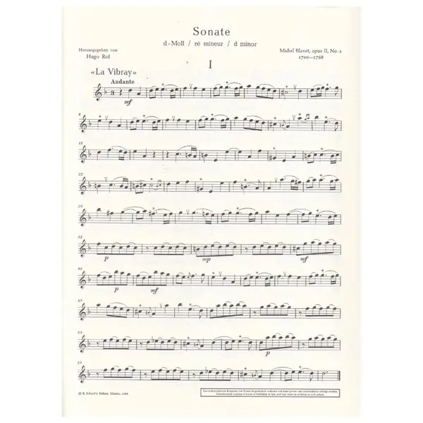 Sonate D-Moll  Op. II,  N.2
