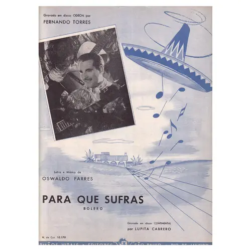 Para Que Sufras  - Bolero  (Edição Antiga)