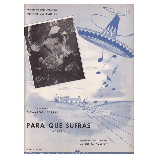 Para Que Sufras  - Bolero  (Edição Antiga)