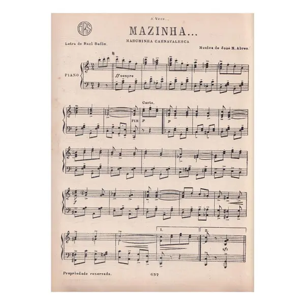 Mazinha - Marchinha Carnavalesca