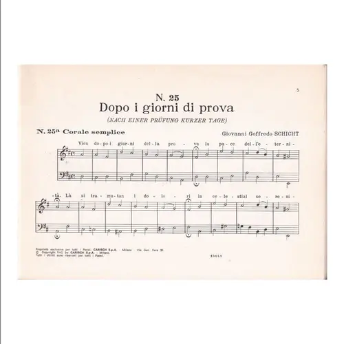 Quaderni per gli esercizi d'armonia e di contrappunto sul corale - quaderno 2