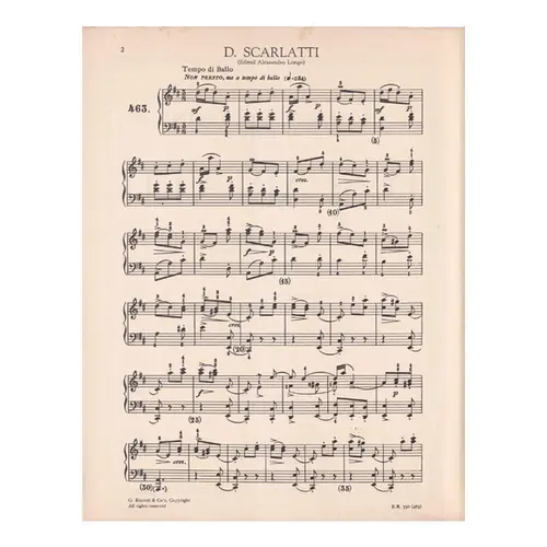 Sonata L.463  D Maior (Tempo Di Ba