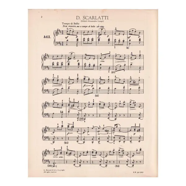 Sonata L.463  D Maior (Tempo Di Ba
