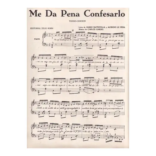 Me Da Pena Confesarlo