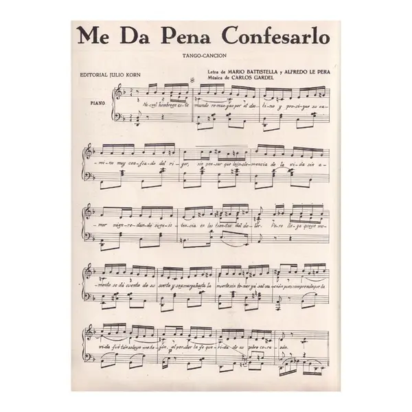 Me Da Pena Confesarlo