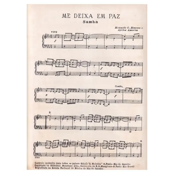 Me Deixe Em Paz - Samba