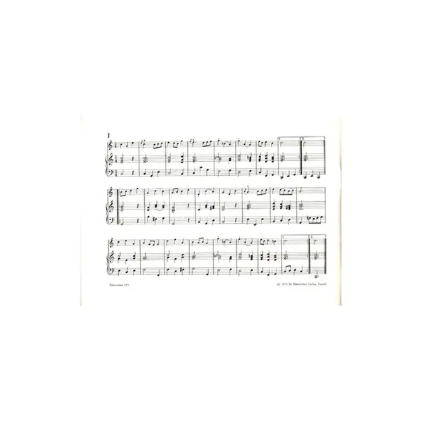 Selected Minuets for descant Recorder and Basso continuo