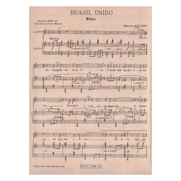 Brasil Unido - Hino  (Edição Antiga)