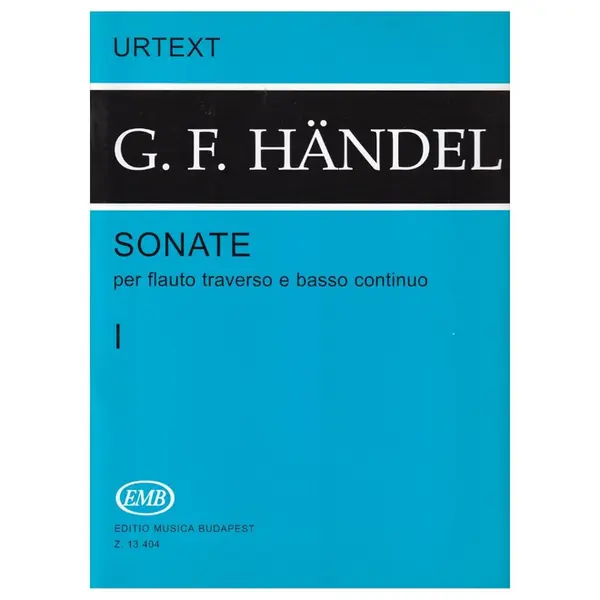 Sonate Per Flauto Traverso e basso continuo - Vol.1 - Urtext