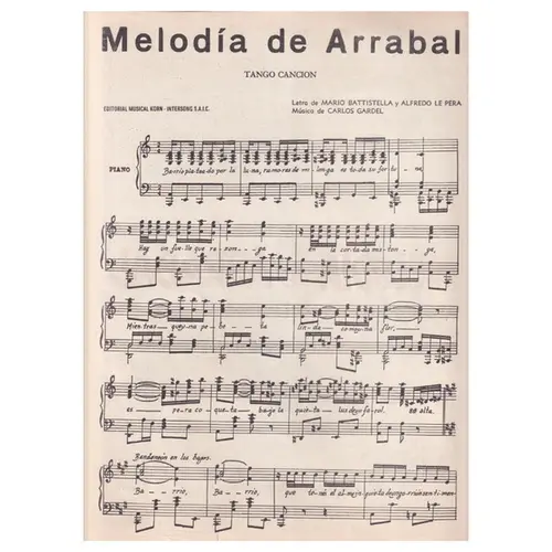 Melodia De Arrabal - Tango Cancion