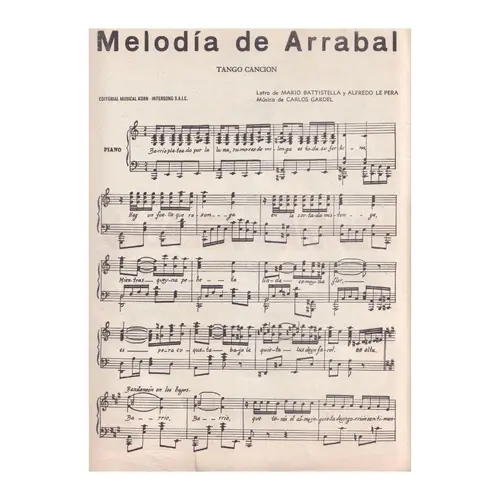 Melodia De Arrabal - Tango Cancion