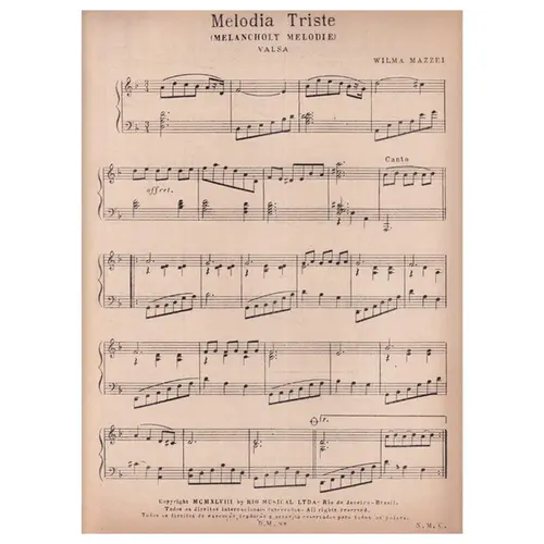 Melodia Triste - Valsa