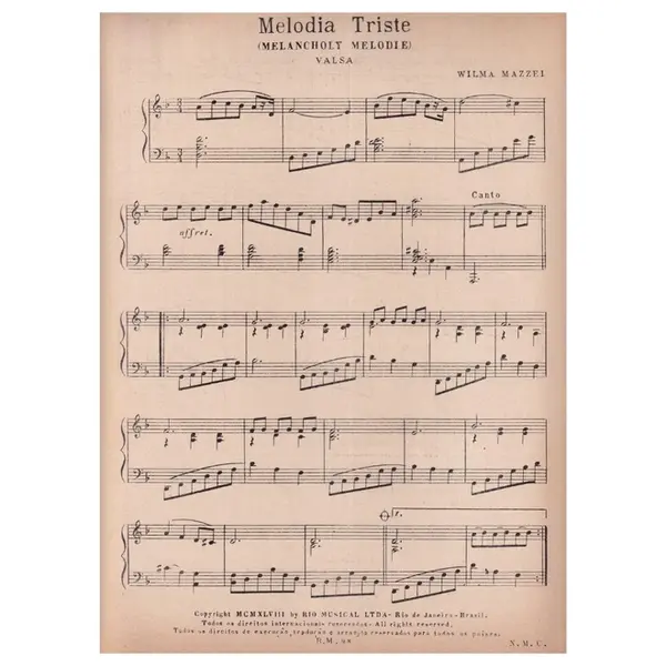 Melodia Triste - Valsa