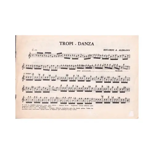 Tropi-Danza para flauta dulce