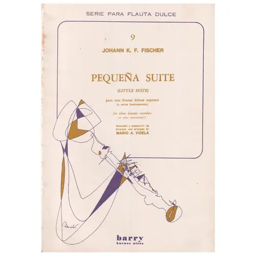 Pequeña Suite (little suite) para tres flautas dulces soprano