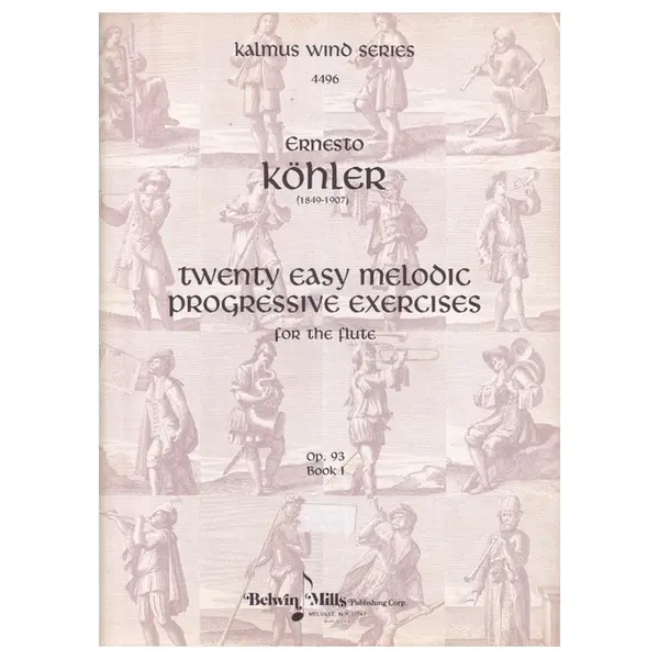 Twenty Easy Melodic Progressive Exercises for flute Op. 93 Book I