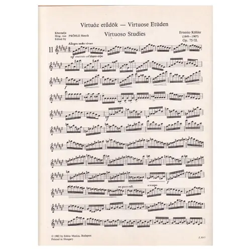 Virtuoso Studies for flute  Op.75-Vol.2